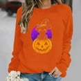 thumbnail image 1 of Heisall Womens Sweatshirts Long Sleeve Round Neck Loose Casual Halloween Print No Hood Autumn Winter 2025 New Arrival Fashion Sweatshirts, 1 of 6