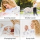 thumbnail image 5 of Mantas Swaddle Baby de San Francisco, paquete de 3 unidades, 120 x 120 cm, suaves, 5 of 6