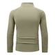 thumbnail image 4 of pstuiky Camisas suaves de manga larga para hombre, Blusa informal y moderna de manga larga con cremallera para hombre Tops de hombre xxl, 4 of 9