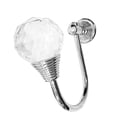 thumbnail image 1 of Cortina Tie Backs Holder Toal Perchero Perchero Percha cromada diamante Sunnimix Colgador de gancho de pared de aleación de zinc, 1 of 8