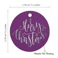 thumbnail image 6 of Inkdotpot 100 Pack Merry Christmas Favor Paper Tags Craft Real Silver Foil Hang Tags, 6 of 7