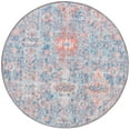 thumbnail image 4 of Unique Loom Timeless Collection Area Rug - Rome (3' 6" Round Blue/Ivory), 4 of 6