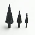 thumbnail image 3 of 3PCS 4-12mm 4-20mm 4-32mm HSS Cobalt Step Drill Bit Set Wood Metal Hole Cutter Woodworking Industry Practical DIY Accessory, 3 of 6