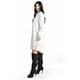 thumbnail image 3 of Vestido rostro abstracto Roman Fashion /Juvenil, 1008 (Blanco) blanco M, 3 of 4