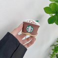 thumbnail image 3 of Funda protectora con diseño de dibujos animados en 3D para adaptador de corriente USB-C de 20 W de Apple y cable de carga rápida para iPhone de 20 W (taza de helado marrón), 3 of 5