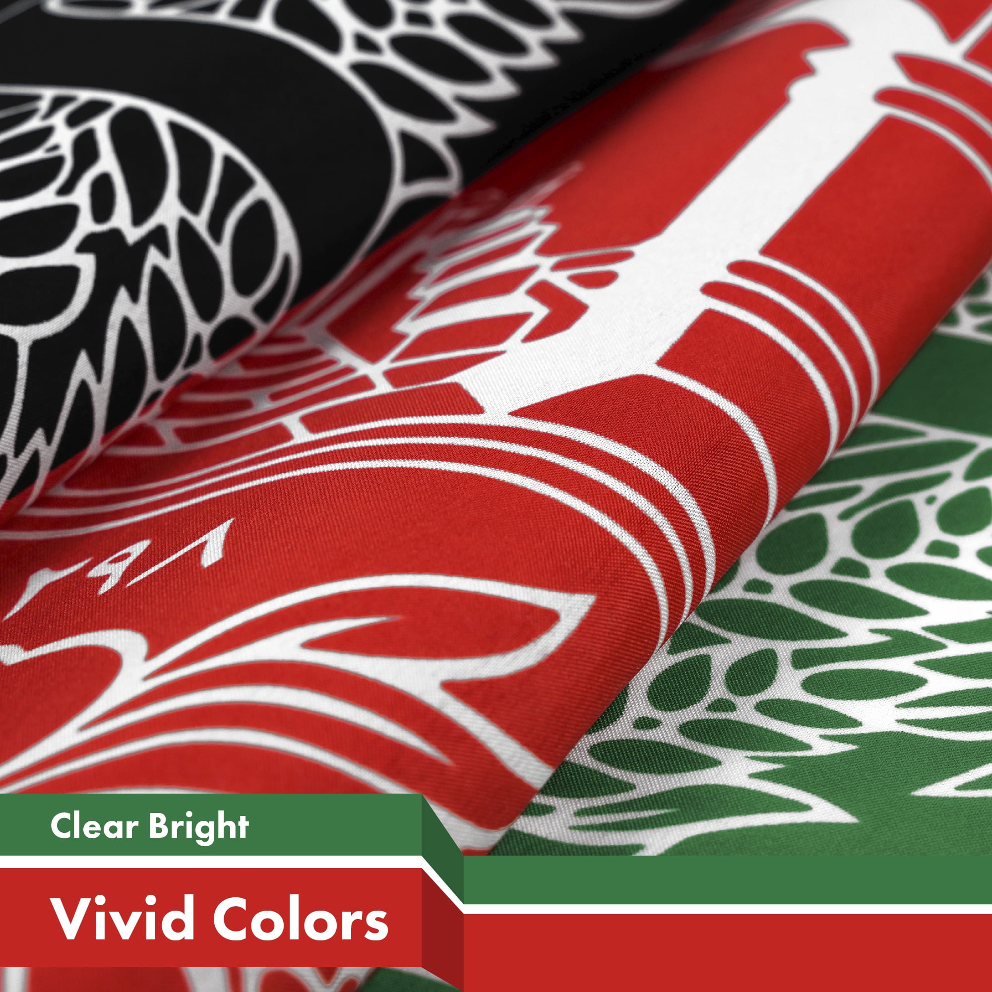 G128 Combo Pack: USA American Flag & Afghanistan Afghan Flag 3x5 FT Printed 150D Polyester