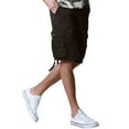 thumbnail image 2 of Matchstick Men Cotton Twill Multi-Pocket Cargo Shorts for Work Sports Outdoor, 2 of 8