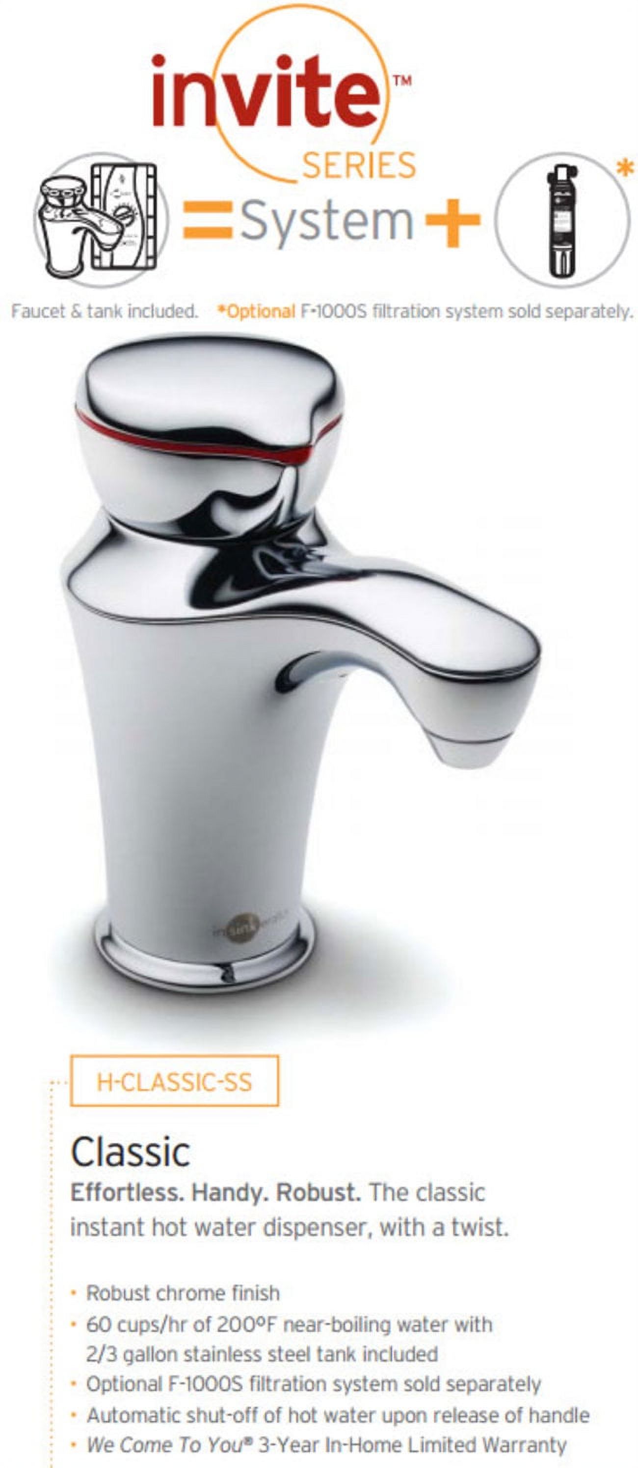 In-Sink-Erator Hot Water Dispenser,Knob,6″ Faucet H-CLASSIC-SS Sansujyuku sansujyuku.com