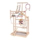 thumbnail image 3 of Parque infantil para pájaros y loros, parque infantil de madera con escalera, centro de actividades, gimnasio para pájaros, puesto de juegos para, 3 of 9