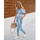 thumbnail image 2 of Mono PRETTYGARDEN Tie Dye Azul Hombros Descubiertos Talla L, 2 of 5