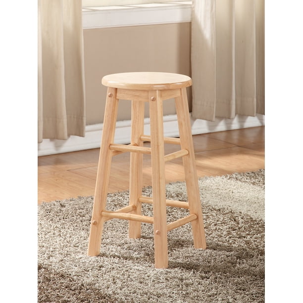 Linon Counter Stool With Round Seat 24, Counter Stool Height Inches