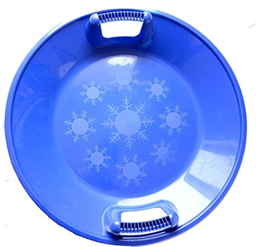 LaJolla Plastic Snow Saucer Sled Kids Winter Fun 25-inch Diameter by