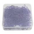thumbnail image 2 of Elephant Paper Clips 100pcs Stainless Steel Cute Elephant Shaped Clips for Documents Notebooks Scrapbooks with Storage Box Office School, 2 of 8