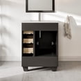 thumbnail image 7 of Eviva Happy 24" x 18" Transitional Espresso Bathroom Vanity with White Carrara Quartz Countertop, 7 of 7