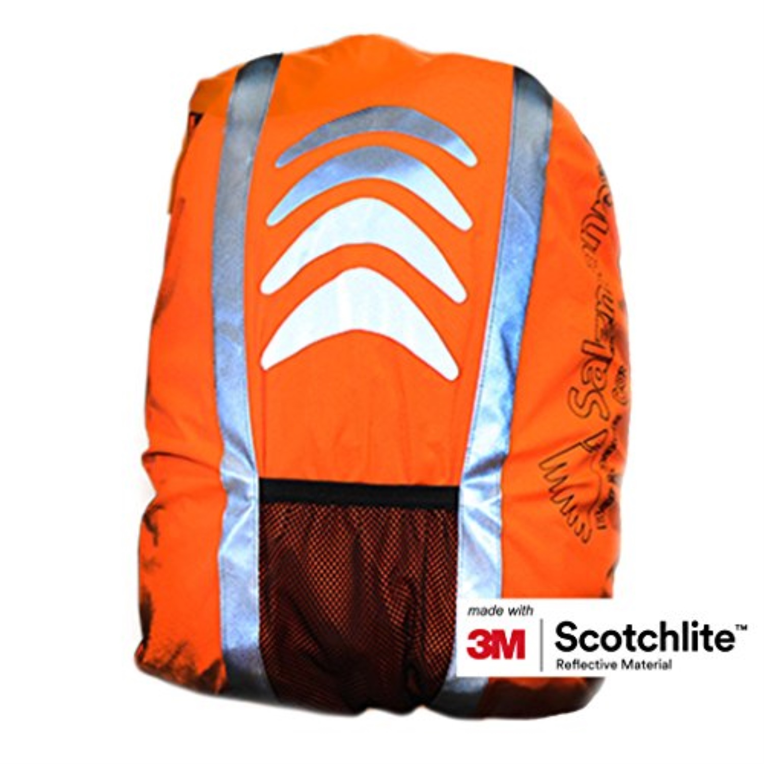 reflective backpack cover cycling