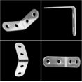 thumbnail image 4 of Stainless Steel Corner Braces, Durable Rust-resistant Reinforce Joints L Shaped Fastener for Wood Furniture, Easy Install Supports with Screws Included for Domestic Industrial, 4 of 5