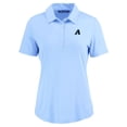 thumbnail image 2 of Women's Cutter & Buck Powder Blue Arizona Diamondbacks Coastline Epic Comfort Eco Recycled Polo, 2 of 3