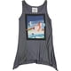 thumbnail image 1 of Maui & Sons Womens Man And Fan Tank Top charcoal M, 1 of 2