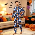 thumbnail image 4 of Matching Family Halloween Pajamas Set - 2026 Cute Ghost & Pumpkin Print Two-Piece Sleepwear Pjs - Family Matching Pajamas Soft Holiday Loungewear Halloween Matching Pajamas for Family, 4 of 6