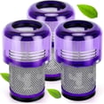 thumbnail image 1 of Dyson V12 Paquete de 3 filtros - Filtro de aspiradora Hepa, compatible con Dyson V12 Slim Absolute Detec, 1 of 5