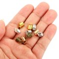 thumbnail image 5 of Unique Bargains Cord End Caps, 100Pcs 6x9mm Metal Spring Coil End Tips Crimp Terminators Caps Bronze Tone, 5 of 5