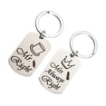 thumbnail image 6 of Motoforti 2 Pcs Friendship Inspirational Keychain Keyring Couple Valentine Birthday Gifts for Lover, 6 of 7