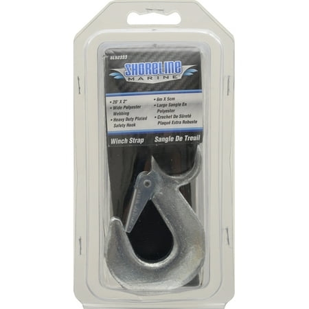 shoreline marine winch strap 2-inch x 20'