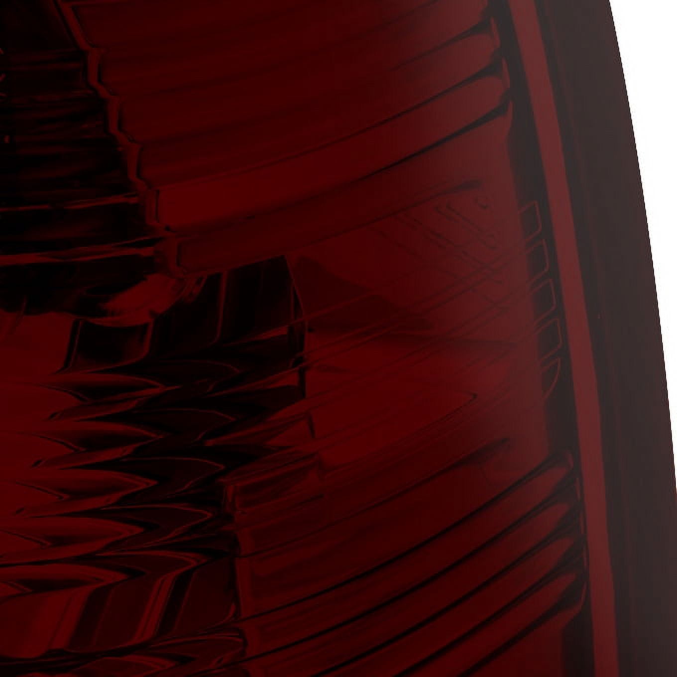 AKKON - For 09 10-18 Dodge Ram 1500/2500/3500 Pickup Rear Dark Red Smoked Tail Lights Driver Left + Passenger Right Side Pair