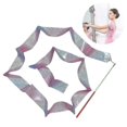 thumbnail image 2 of Dance Ribbon Flexible Artistic Rhythmic Dancer Gymnastics Baton Stick Twirling With Rods For Kids Sparkling Birthday Party Gift, 2 of 4