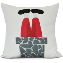 Away He Goes Geometric Print Pillow