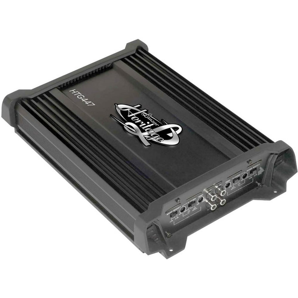 Lanzar Heritage HTG447 Car Amplifier, 1400 W RMS, 2000 W PMPO, 4 Channel, Class AB