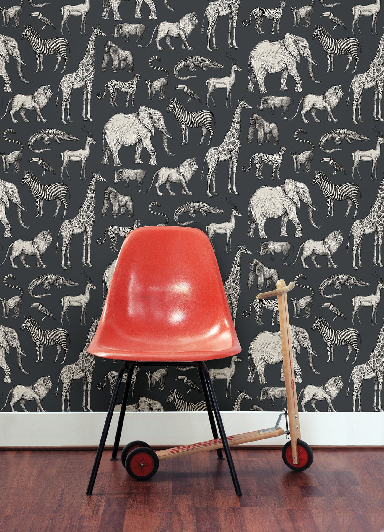 Chesapeake Irie Pink Clouds Wallpaper, 20.9-in by 33-ft