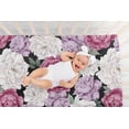 thumbnail image 6 of Sweet Jojo Designs Peony Floral Garden Black and Rose Girl Fitted Crib Sheet, 6 of 6