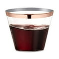 thumbnail image 6 of HZKAICUN 50 Pack - 9 Oz plastic cocktail glass,Sturdy Rimmed Plastic Cups Clear Cup Disposable Wedding Cup, Birthday Anniversary Party Cup, 6 of 9