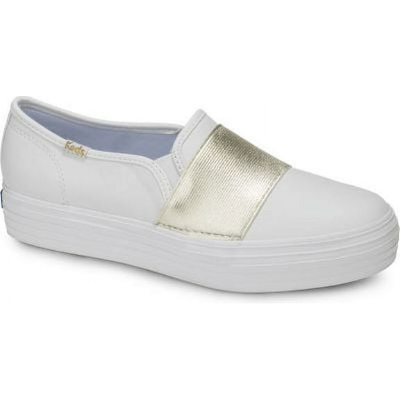 Keds Triple Bandeau Leather Women 5.5 White