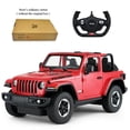 thumbnail image 1 of JEEP Wrangler Rubicon-coche teledirigido a escala 1:14, vehículo teledirigido controlado por Radio, máquina de juguete para niños y adultos Fivean unisex, 1 of 2