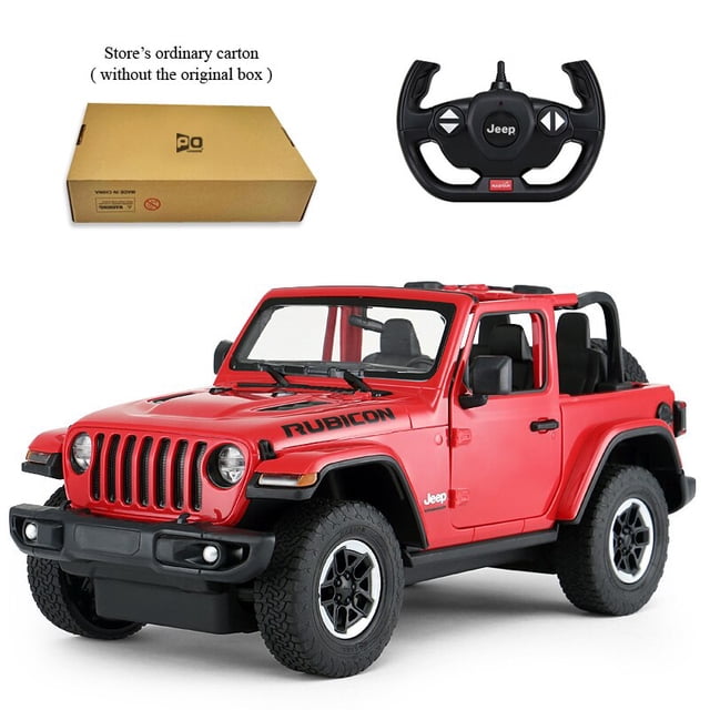 JEEP Wrangler Rubicon-coche teledirigido a escala 1:14, vehículo teledirigido controlado por Radio, máquina de juguete para niños y adultos Fivean unisex