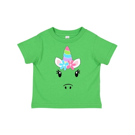 

Inktastic Cute Unicorn Horn and Nose with Pastel Flowers Gift Toddler Boy or Toddler Girl T-Shirt