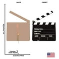 thumbnail image 2 of Advanced Graphics Lifesize Wall Decor Cardboard Standup Poster Film Clapper, 2 of 4