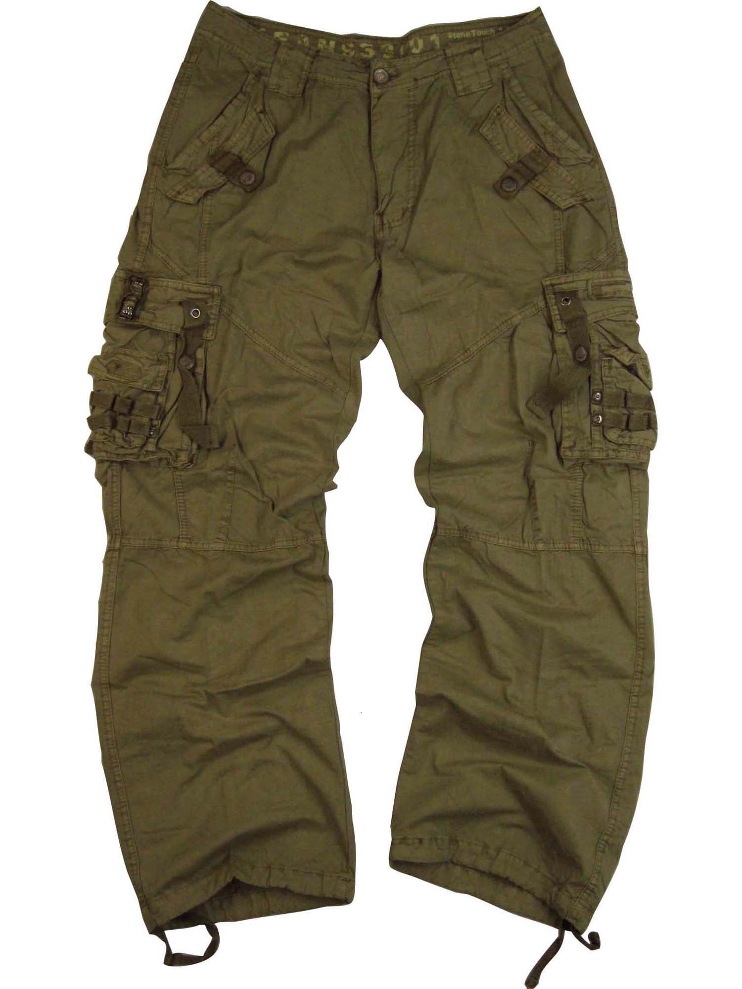 Men's Military Cargo Pants Plus Size 42x32 Khaki #12211 - Walmart.com ...