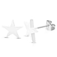 thumbnail image 1 of Stainless Steel Shining Shooting Star Stud Post Earrings, 1 of 2