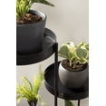 thumbnail image 6 of Kate and Laurel Finn Metal Multi Level Plant Stand, Black 10x11x44, 6 of 7