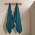 thumbnail image 4 of GLAMBURG 100% Premium Cotton 2 Pack Oversized Bath Towel Set 28x55 inches, Large Bath Towels, Ultra Absorbant Compact Quickdry & Lightweight Towel, Ideal for Gym Travel Camp Pool - Teal, 4 of 6