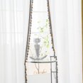 thumbnail image 5 of White Semi Sheer Curtain,Pinch Pleated Sheer Privacy Window Treatment, with Hooks for Bedroom/Living Room(45" W x 108" L,Gray Gold), 5 of 17