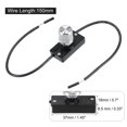 thumbnail image 3 of Uxcell 3A 250V 6A 125V Rotary Style Low-High-Off Switch Black 2 Pack, 3 of 5