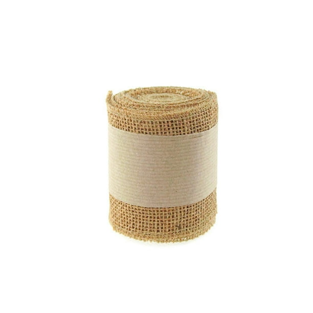 Burlap Rolls Natural Fabric, 4inch, 10yard