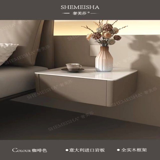 Buros-mesita De noche con cámara para el hogar, mueble De dormitorio, mesita De noche