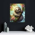thumbnail image 4 of COMIO Sloth Canvas Wall Art Painting Scenery Artwork Picture for Living Room Bedroom Home Office Wall Decor, 4 of 4