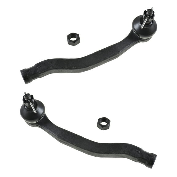 TRQ Front Outer Tie Rod Set Fits Select 1990-1993 Honda Accord