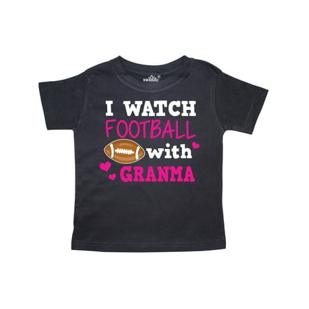 

Inktastic I Watch Football with My Granma Gift Toddler Toddler Girl T-Shirt